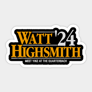 T. J. Watt - Alex Highsmith '24 Sticker